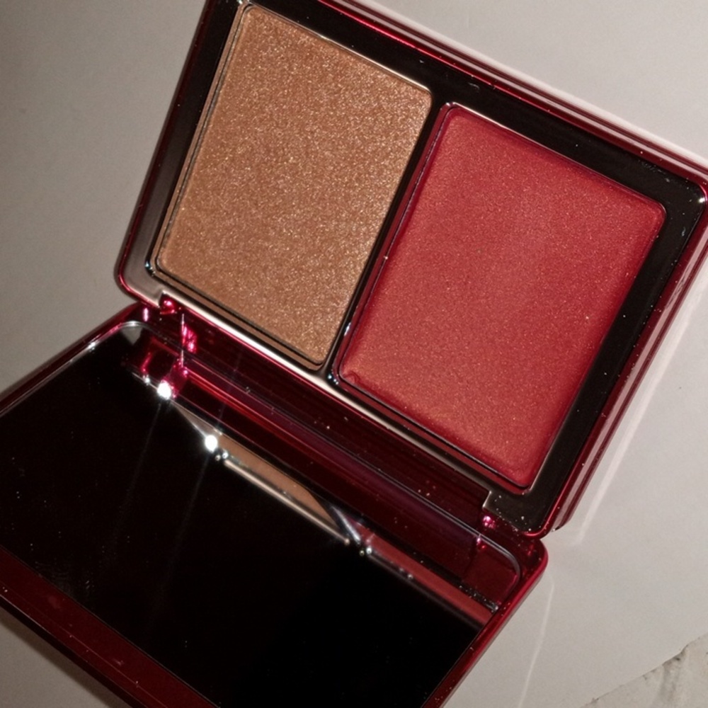 Blush and highlighter